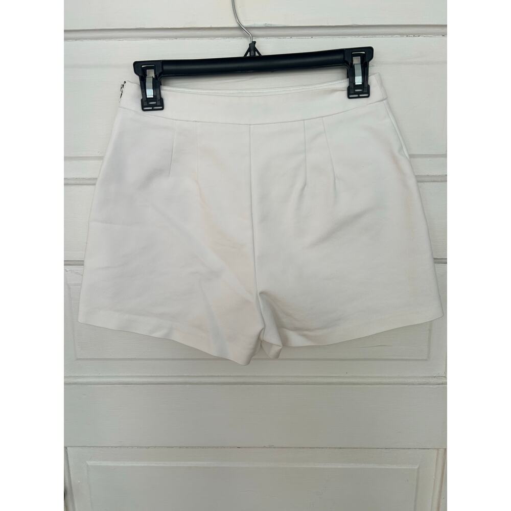 English Factory White Skort Women's Small Side Zip European Summer XC Fast Ship - Picture 3 of 8